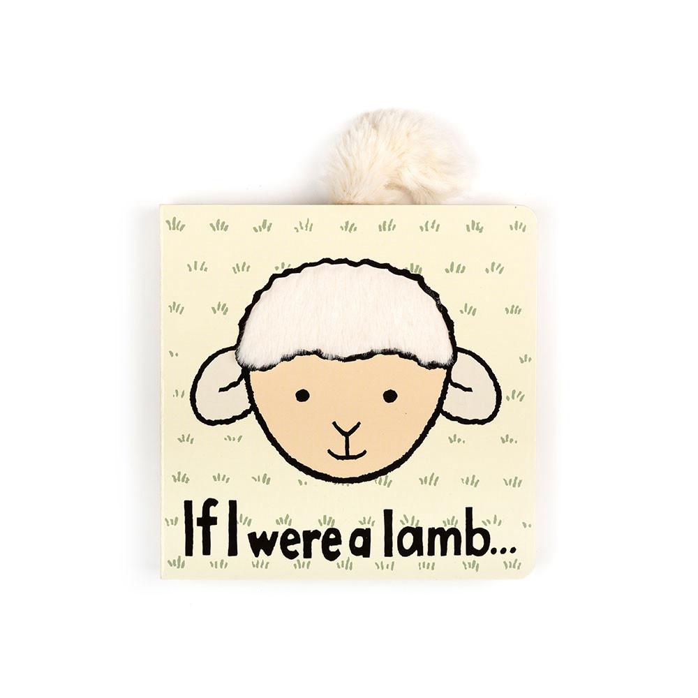 Knihy Jellycat If I Were A Lamb Board,15cm x 15cm x 2cm Bílé | GOJWD-5732