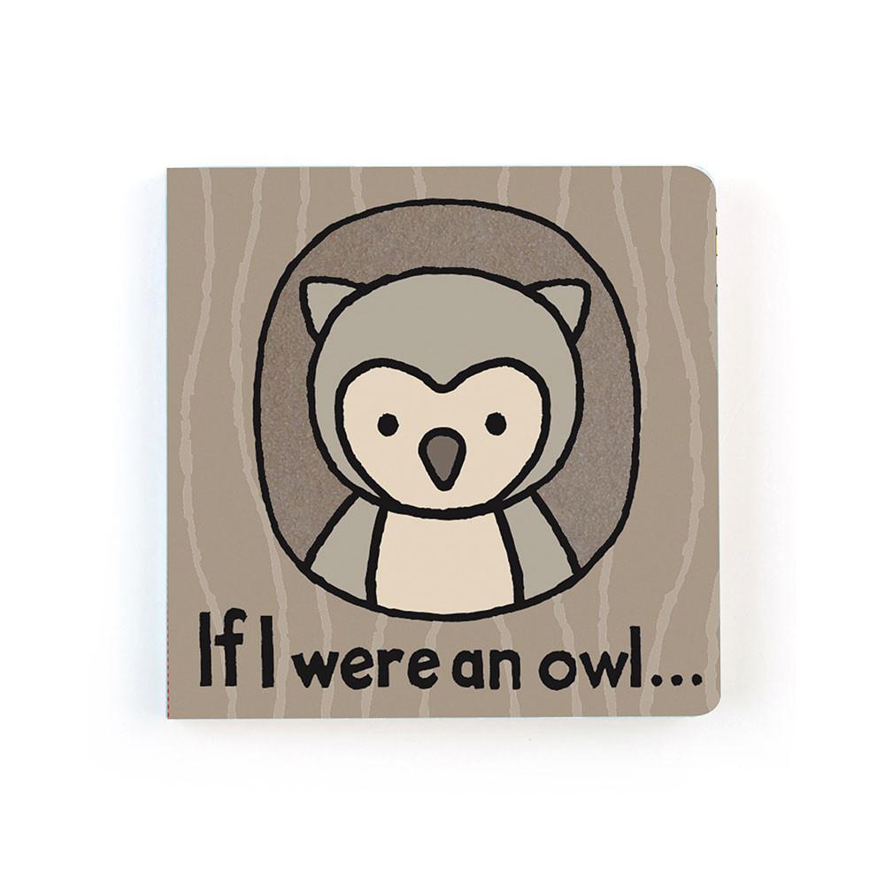 Knihy Jellycat If I Were An Owl,15cm x 15cm x 2cm Šedé | POZGQ-8963