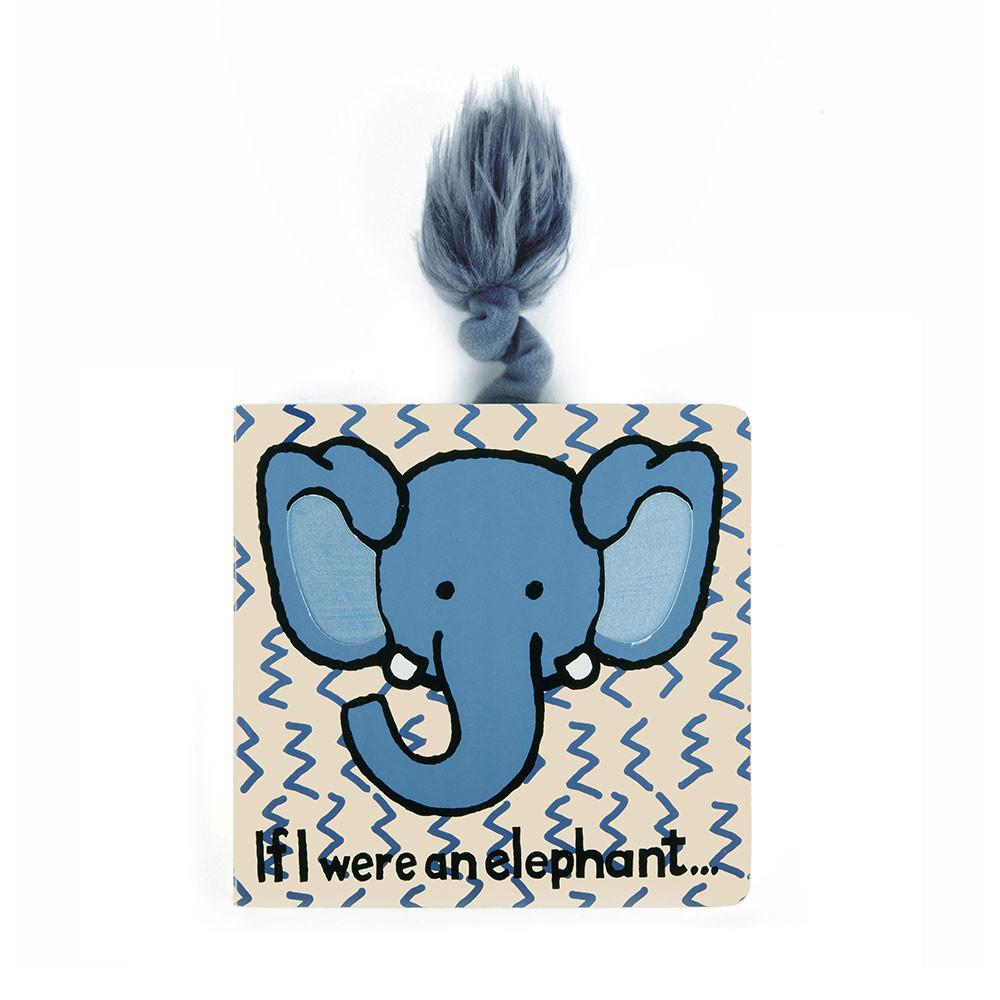 Knihy Jellycat If I Were An Sloníci Board,15cm x 15cm x 2cm Blankyt | BNOIA-4718