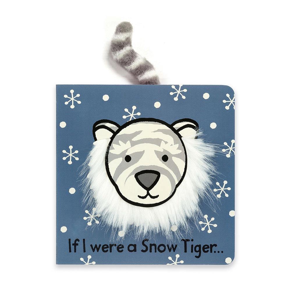 Knihy Jellycat If I Were a Snow Tygříci Board,15cm x 15cm x 2cm Bílé | CIQOH-9564