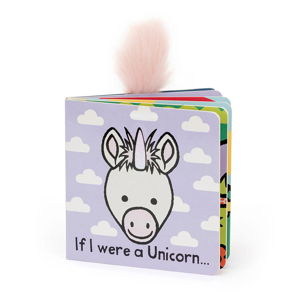 Knihy Jellycat If I Were a Unicorn Board,15cm x 15cm x 2cm Fialové | YQSIG-9254