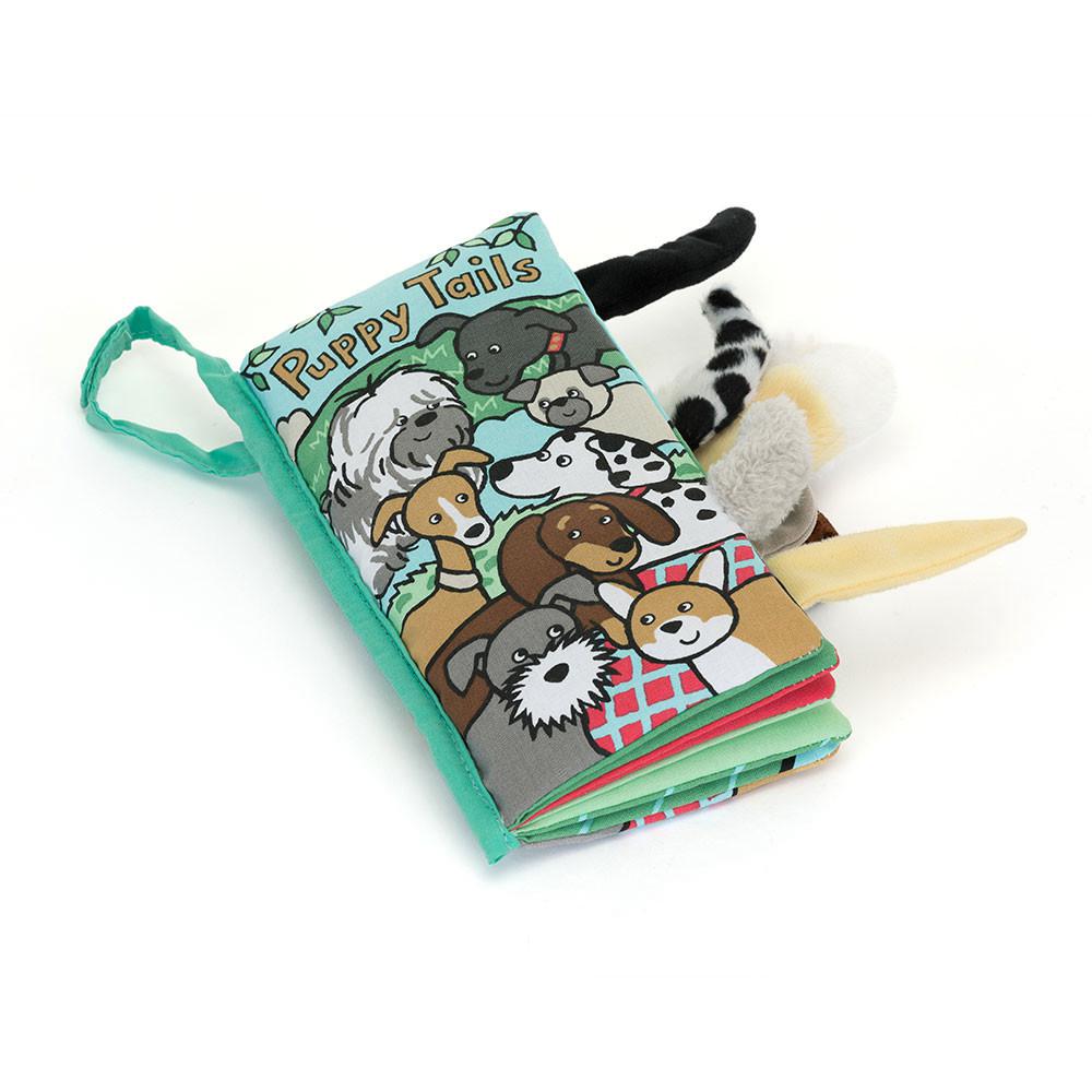 Knihy Jellycat Puppy Tails Activity,22cm x 13cm x 5cm Zelene | HRVSG-7604