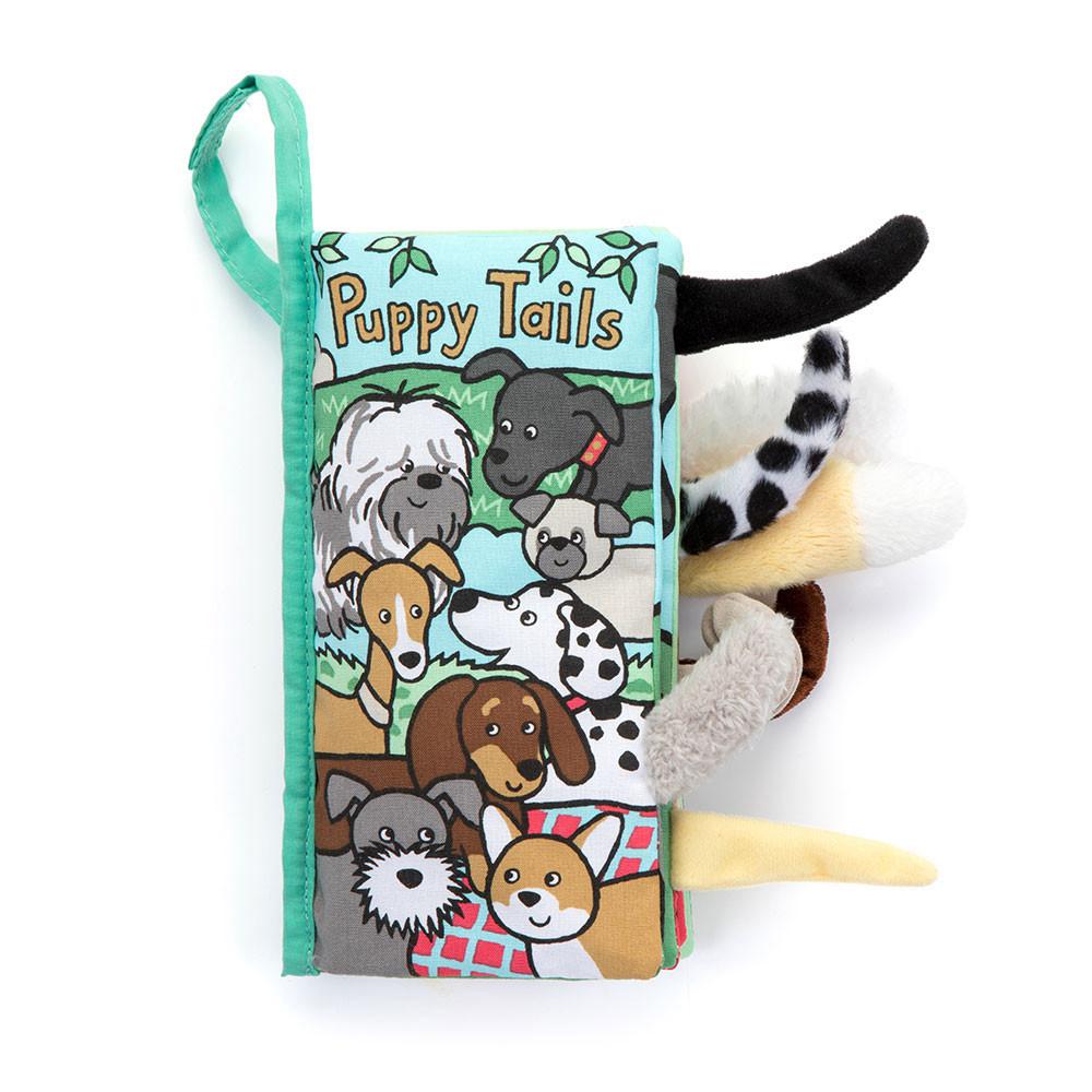 Knihy Jellycat Puppy Tails Activity,22cm x 13cm x 5cm Zelene | HRVSG-7604
