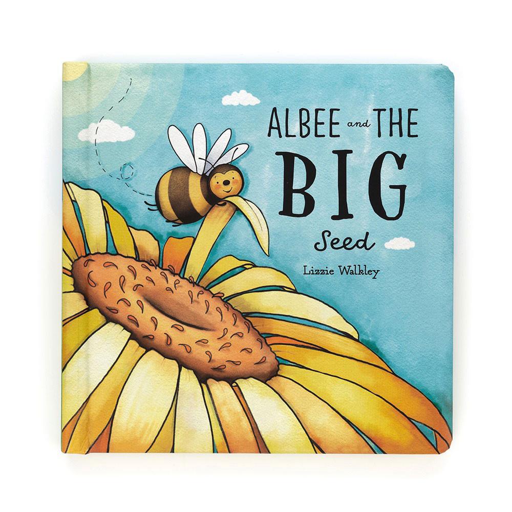 Knižka Aktivity Jellycat Albee And The Big Seed and Bashful Bee Medium, Černé | GAXJY-1058
