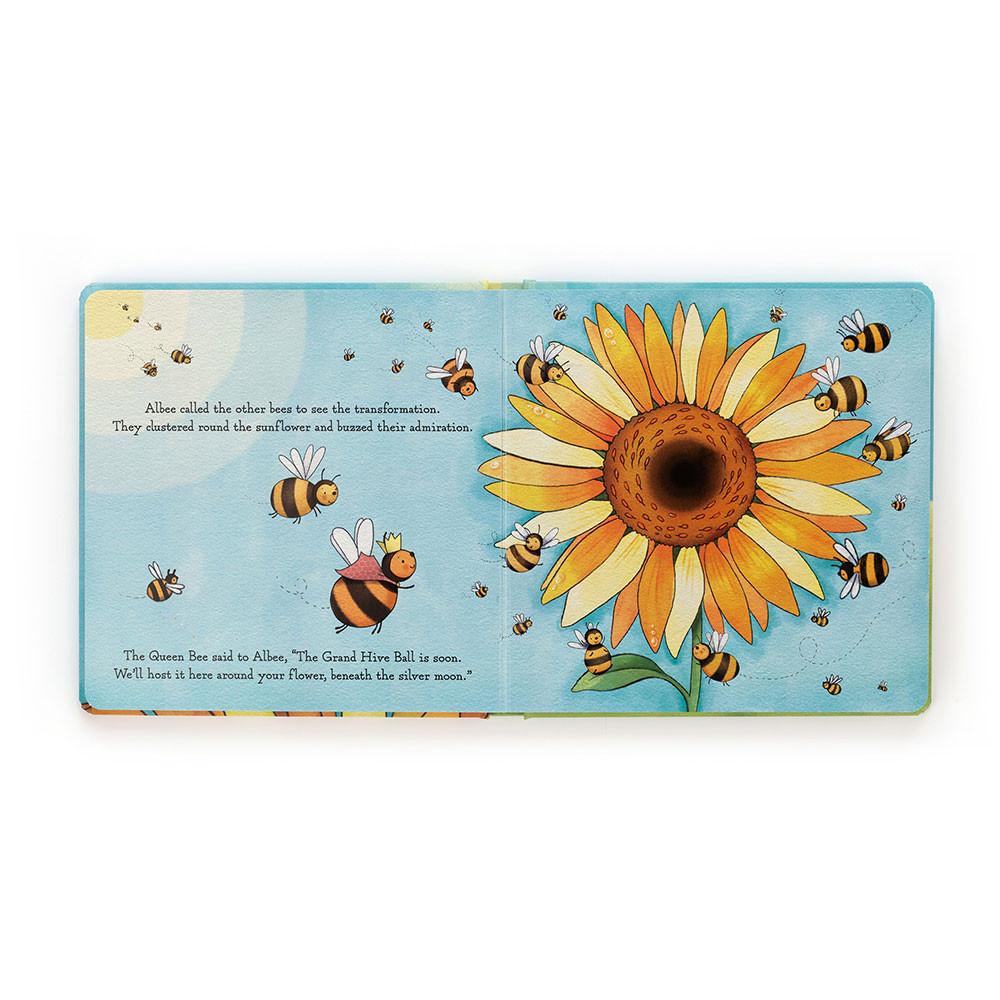 Knižka Aktivity Jellycat Albee And The Big Seed and Bashful Bee Medium, Černé | GAXJY-1058