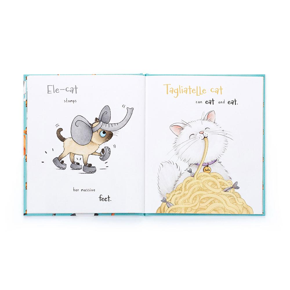 Knižka Aktivity Jellycat All Kinds ofs and Jellycat Jack Medium, Černé | TFPUC-2697