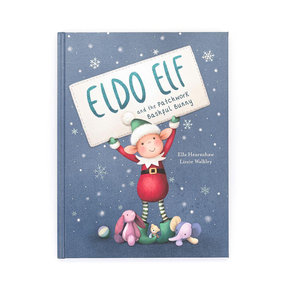 Knižka Aktivity Jellycat Eldo Elf and the Patchwork Bashful Bunny and Eldo Elf, Červené | VGHTU-7361