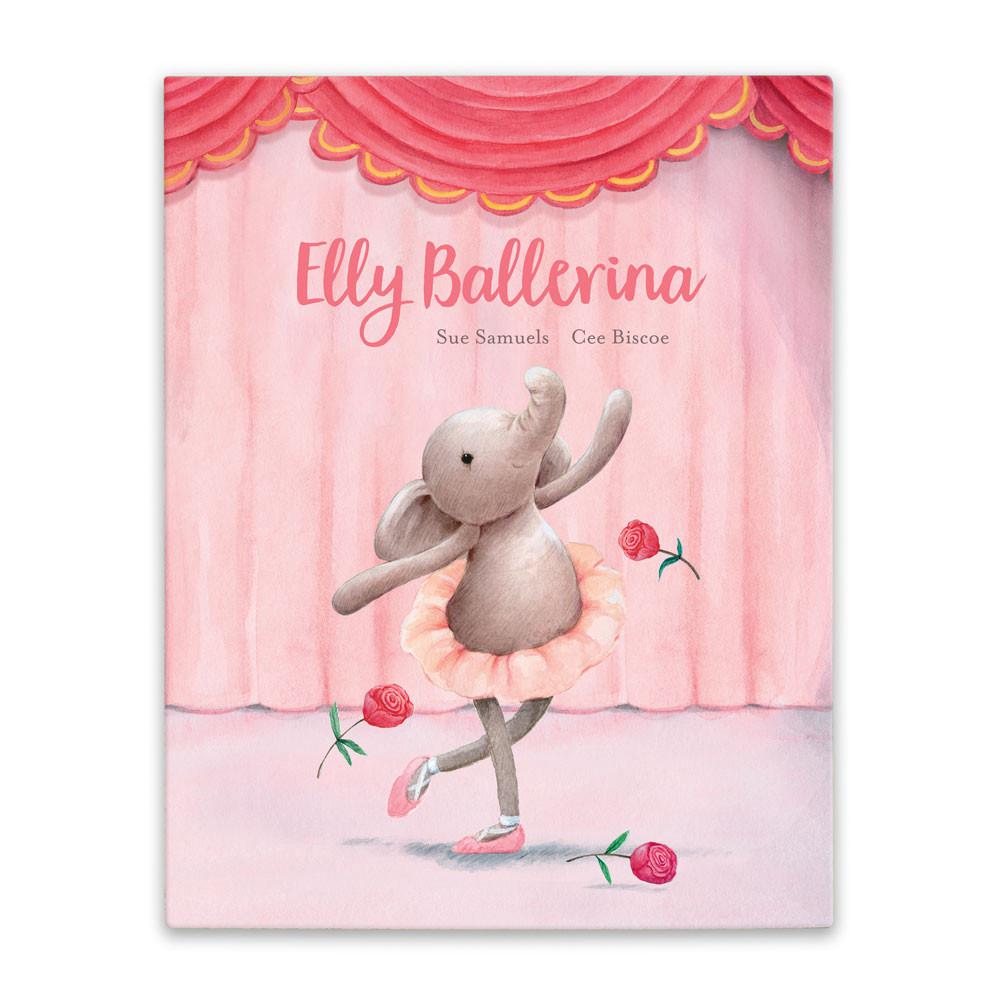 Knižka Aktivity Jellycat Elly Ballerina and Dancing Darcey Sloníci, Šedé | QZNYV-1574