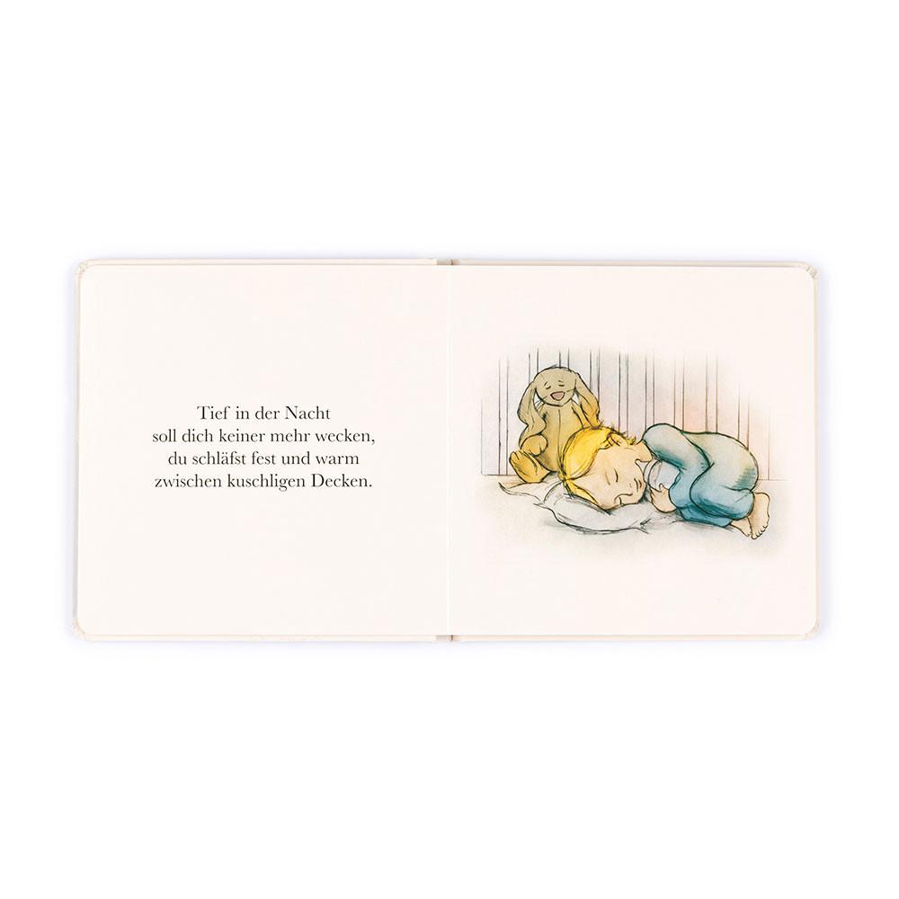 Knižka Aktivity Jellycat Haschen Schnuck Bleibt Wach Buch & Bashful Cottontail Bunny Medium, Hnědé | CZBAW-4613