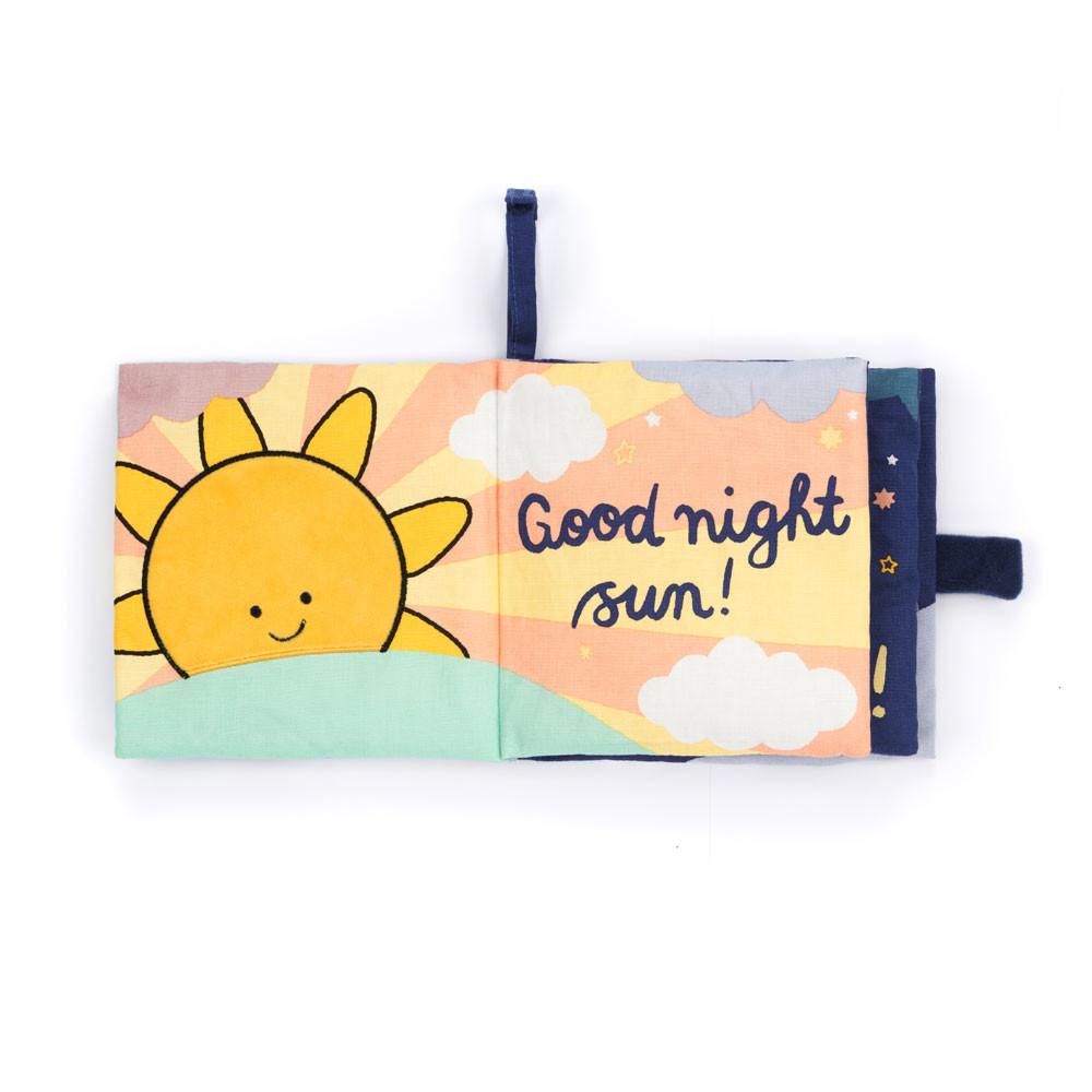 Knižka Aktivity Jellycat Hello Moon Fabric,18cm x 18cm x 5cm Bílé | GPLCF-0918