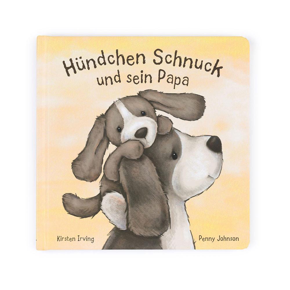 Knižka Aktivity Jellycat Hundchen Schnuck Und Sein Papa Buch and Bashful Fudge Puppy Medium, Hnědé | QBNZX-1936