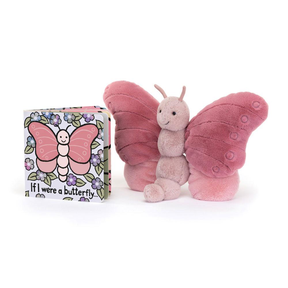 Knižka Aktivity Jellycat If I Were A Butterfly and Beatrice Butterfly, Růžové | XNFGR-9786