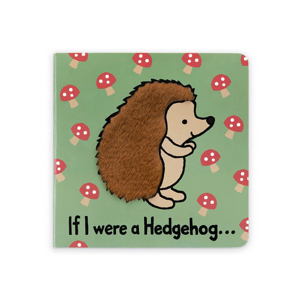Knižka Aktivity Jellycat If I Were A Hedgehog Board and Bashful Hedgehog Medium, Hnědé | HWDPF-2407