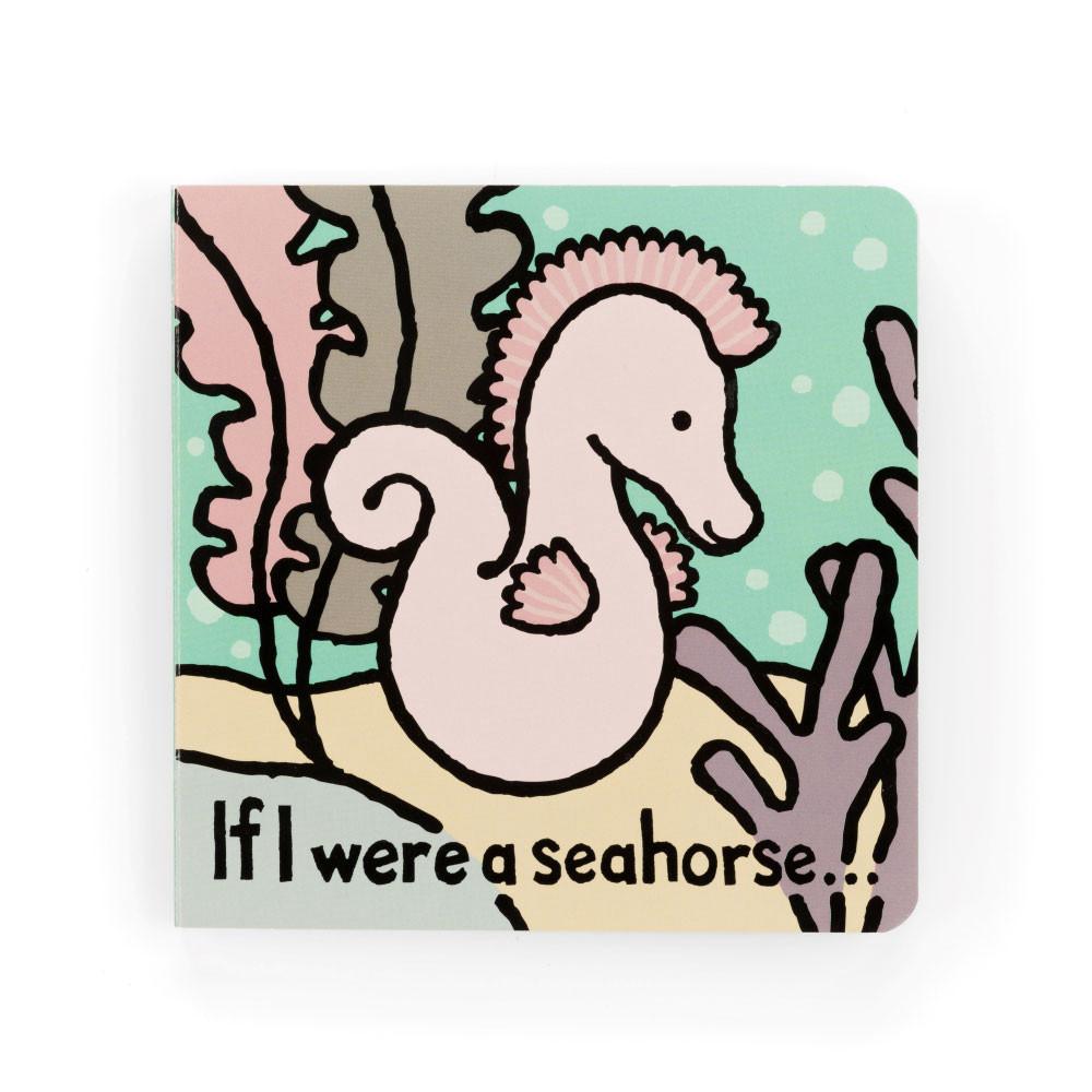 Knižka Aktivity Jellycat If I Were A Seahorse and Sienna Seahorse Medium, Růžové | GMJBR-2586