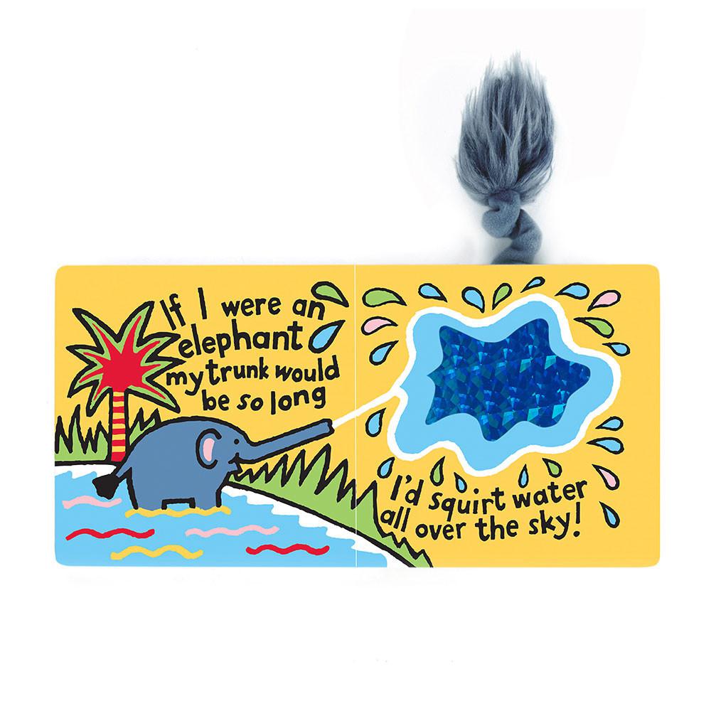 Knižka Aktivity Jellycat If I Were An Sloníci Board and Fuddlewuddle Sloníci Medium, Blankyt | OYUFK-3129