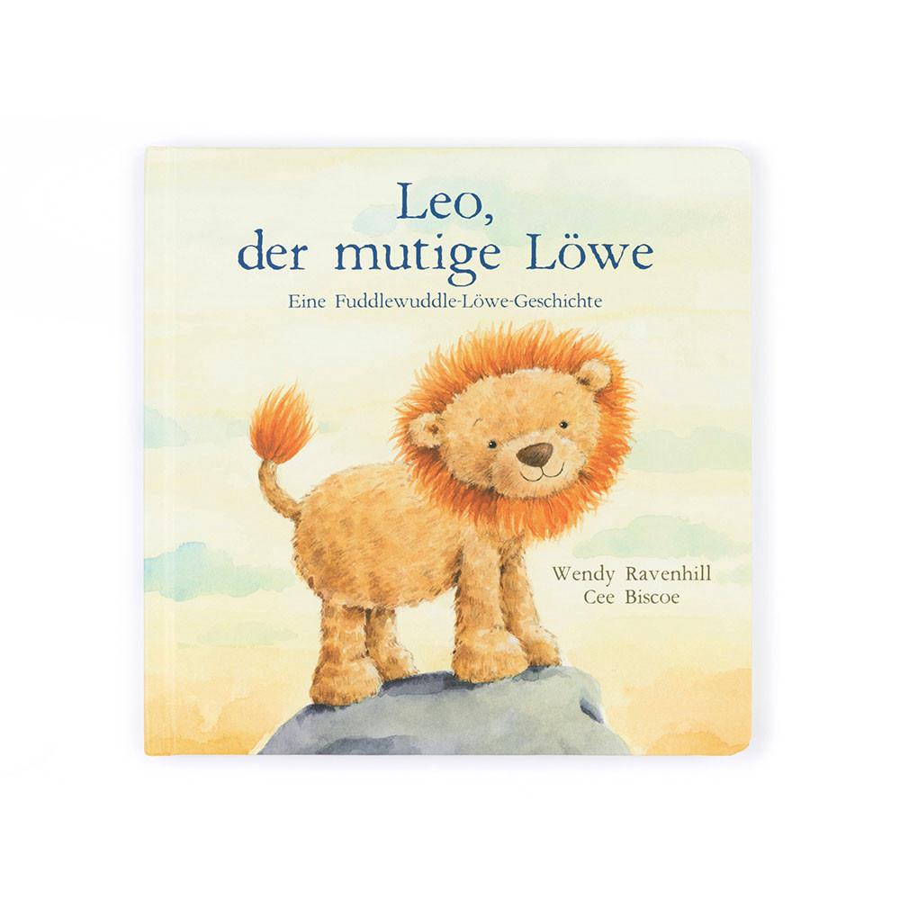 Knižka Aktivity Jellycat Leo, Der Mutige Lowe Buch and Fuddlewuddle Lion Medium, Hnědé | IGYSZ-8176