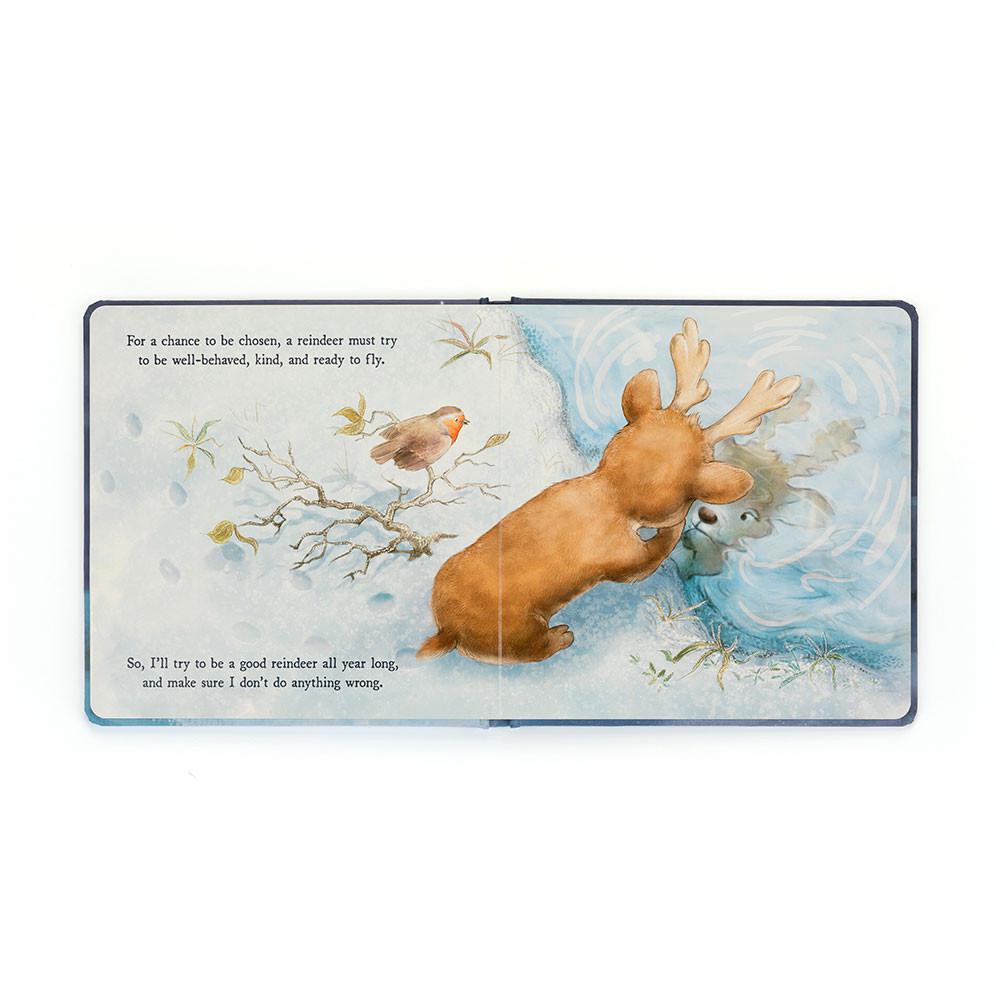 Knižka Aktivity Jellycat Mitzi Reindeer's Dream and Mitzi Reindeer Medium, Béžový | BFVLE-1084