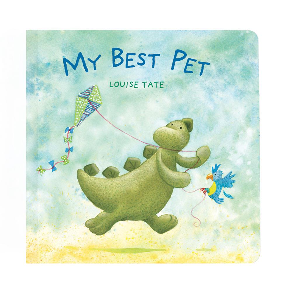 Knižka Aktivity Jellycat My Best Pet and Bashful Dino Medium, Zelene | ZTCSR-9425
