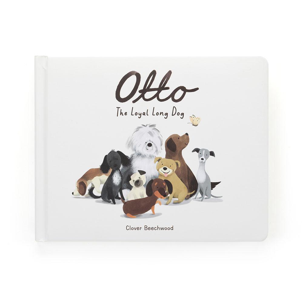 Knižka Aktivity Jellycat Otto the Loyal Long and Otto Sausage Medium, Hnědé | ZKIUT-1078