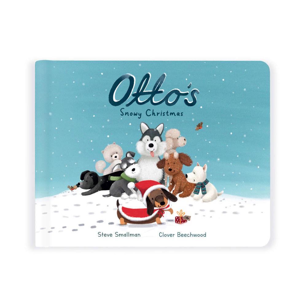 Knižka Aktivity Jellycat Otto's Snowy Christmas and Winter Warmer Otto Sausage, Hnědé | OTNJC-9386