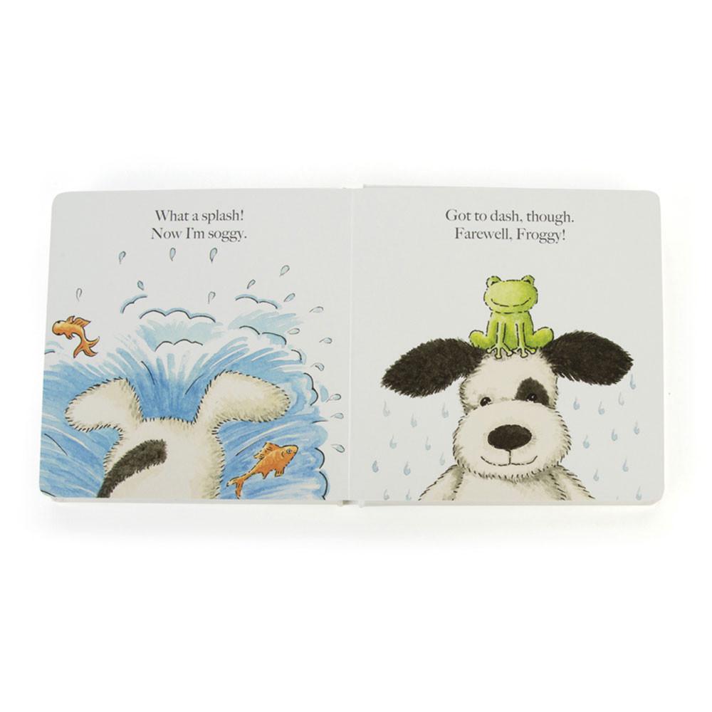 Knižka Aktivity Jellycat Puppy Makes Mischief and Bashful Puppy Medium, Bílé | BFGOP-4521