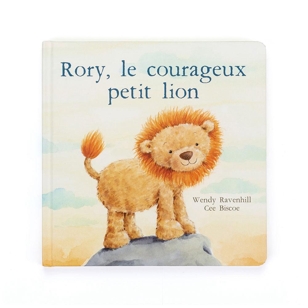 Knižka Aktivity Jellycat Rory Le Courageux Petit Lion and Fuddlewuddle Lion Medium, Hnědé | TEFWZ-7380