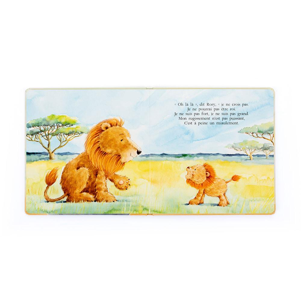 Knižka Aktivity Jellycat Rory Le Courageux Petit Lion and Fuddlewuddle Lion Medium, Hnědé | TEFWZ-7380