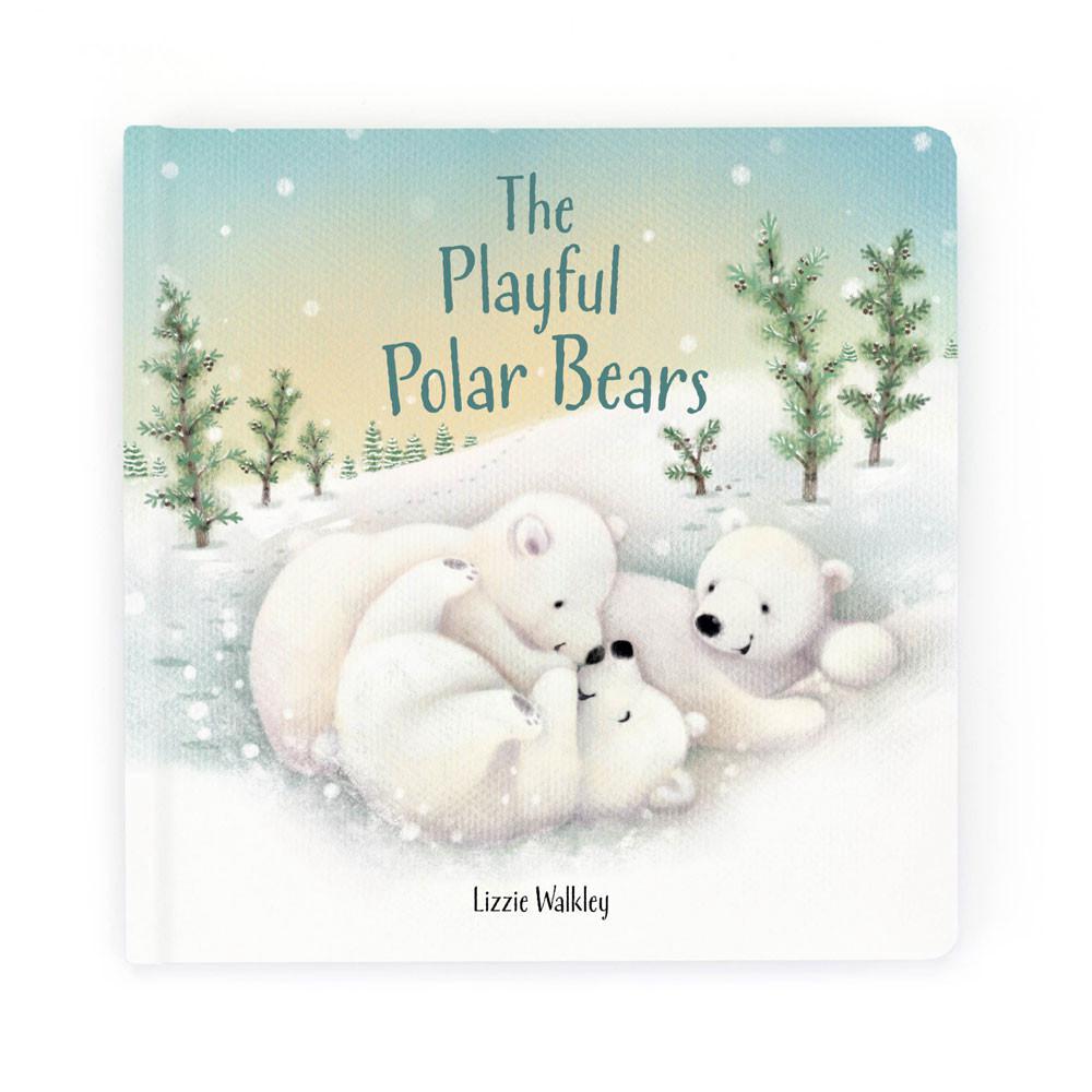 Knižka Aktivity Jellycat The Playful Polars and Perry Polar Small, Bílé | ZCILK-0351