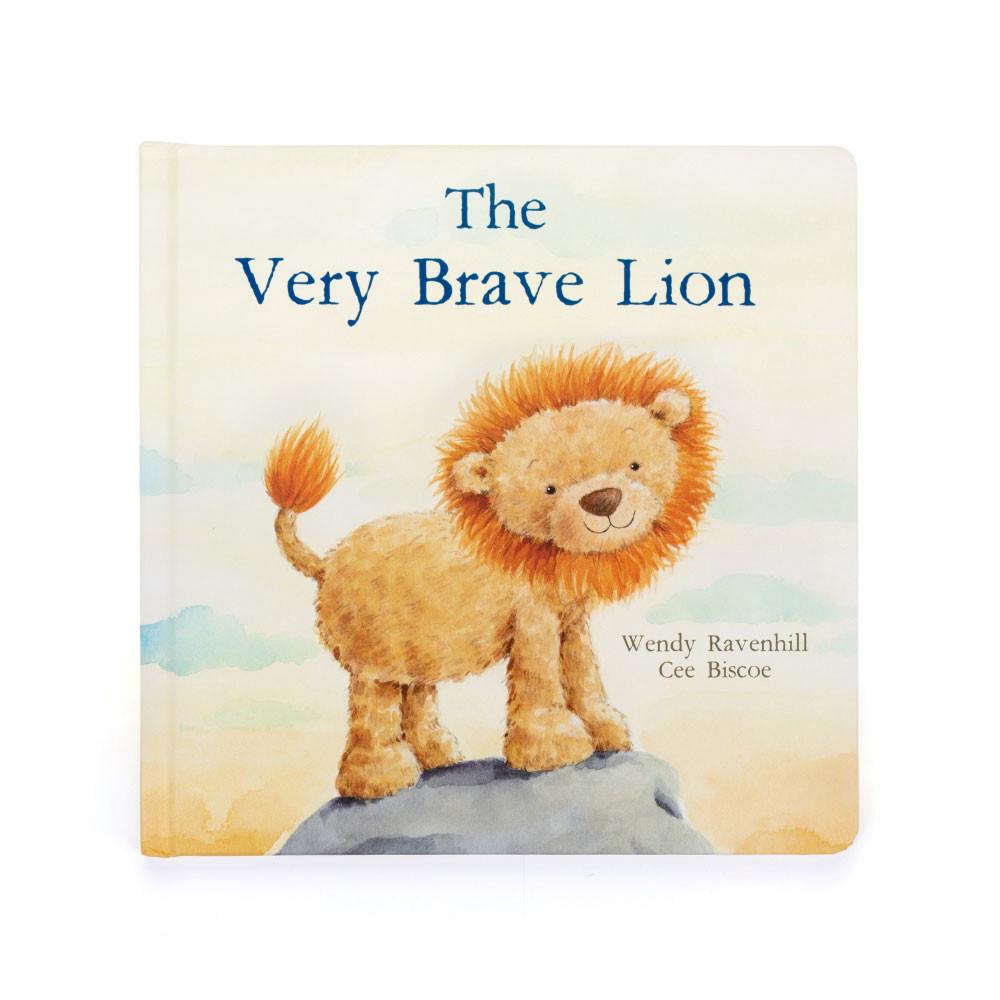 Knižka Aktivity Jellycat The Very Brave Lion and Fuddlewuddle Lion Medium, Hnědé | TEYGL-4589