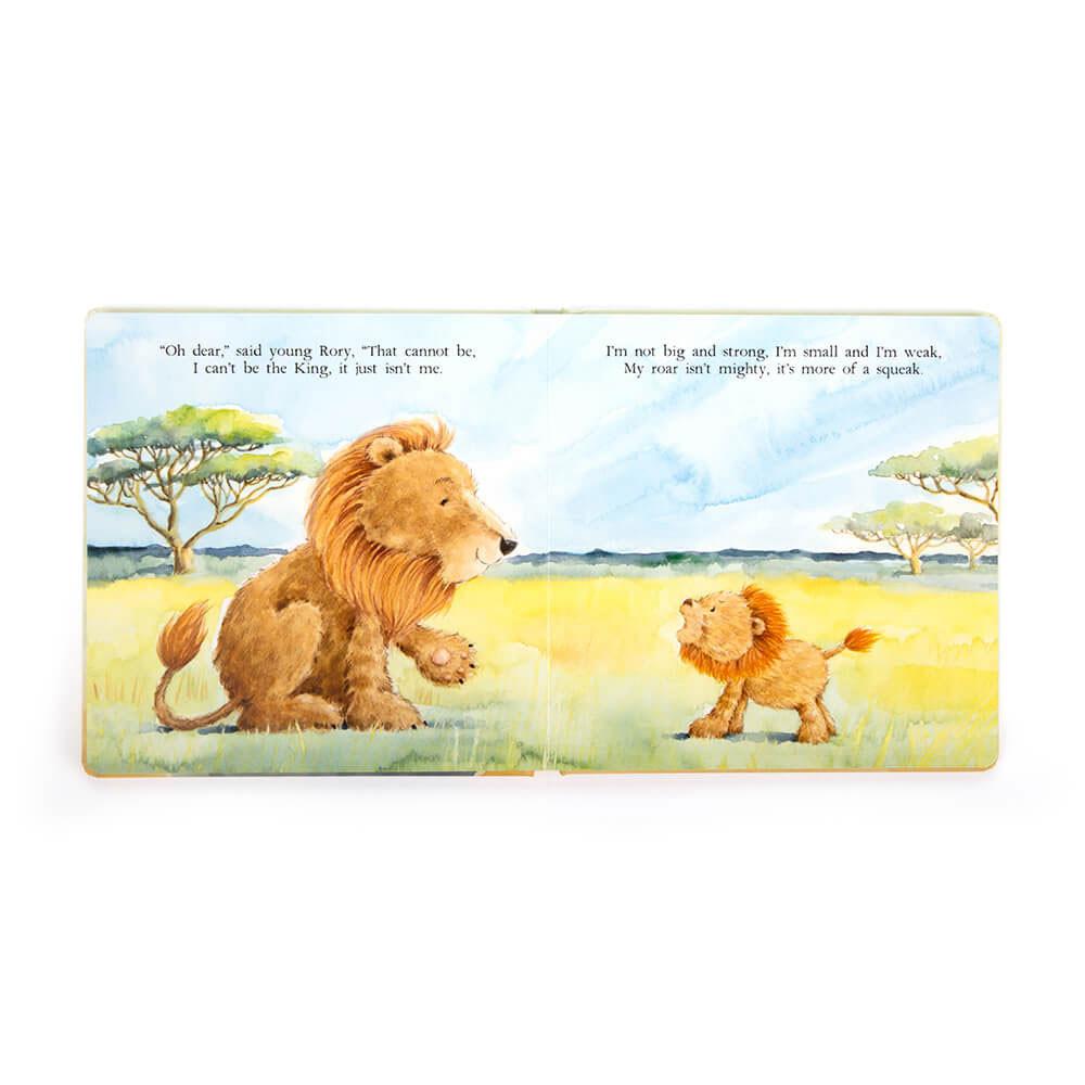 Knižka Aktivity Jellycat The Very Brave Lion and Fuddlewuddle Lion Medium, Hnědé | TEYGL-4589