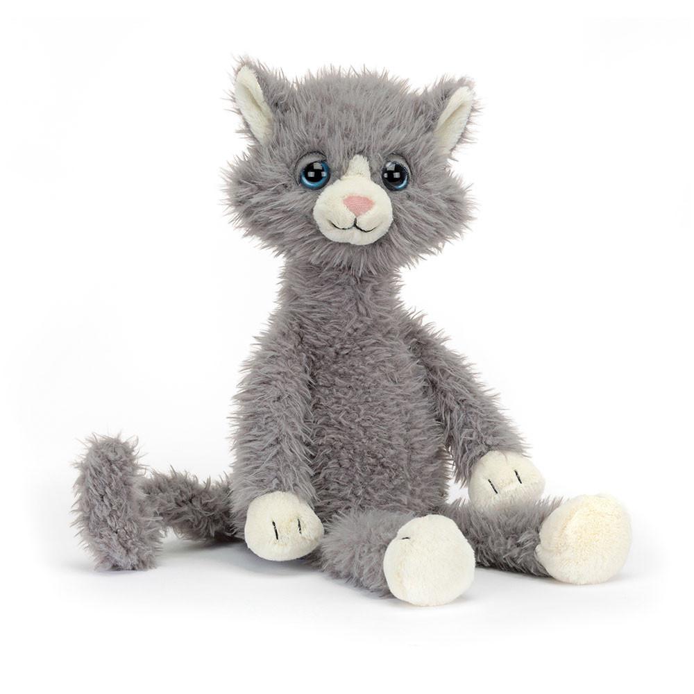 Kočičky Jellycat Plyšáci Blowzy Belle,16.9in x 3.9in x 5.1in Šedé | IWAJO-0725