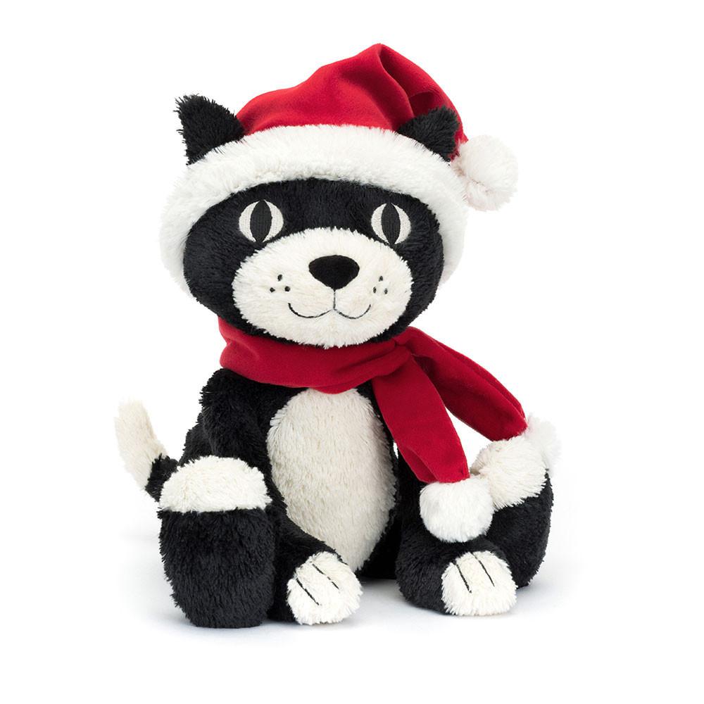 Kočičky Jellycat Plyšáci Christmas Jellycat Jack,12.6in x 4.3in x 3.5in Černé | IUZBO-4961