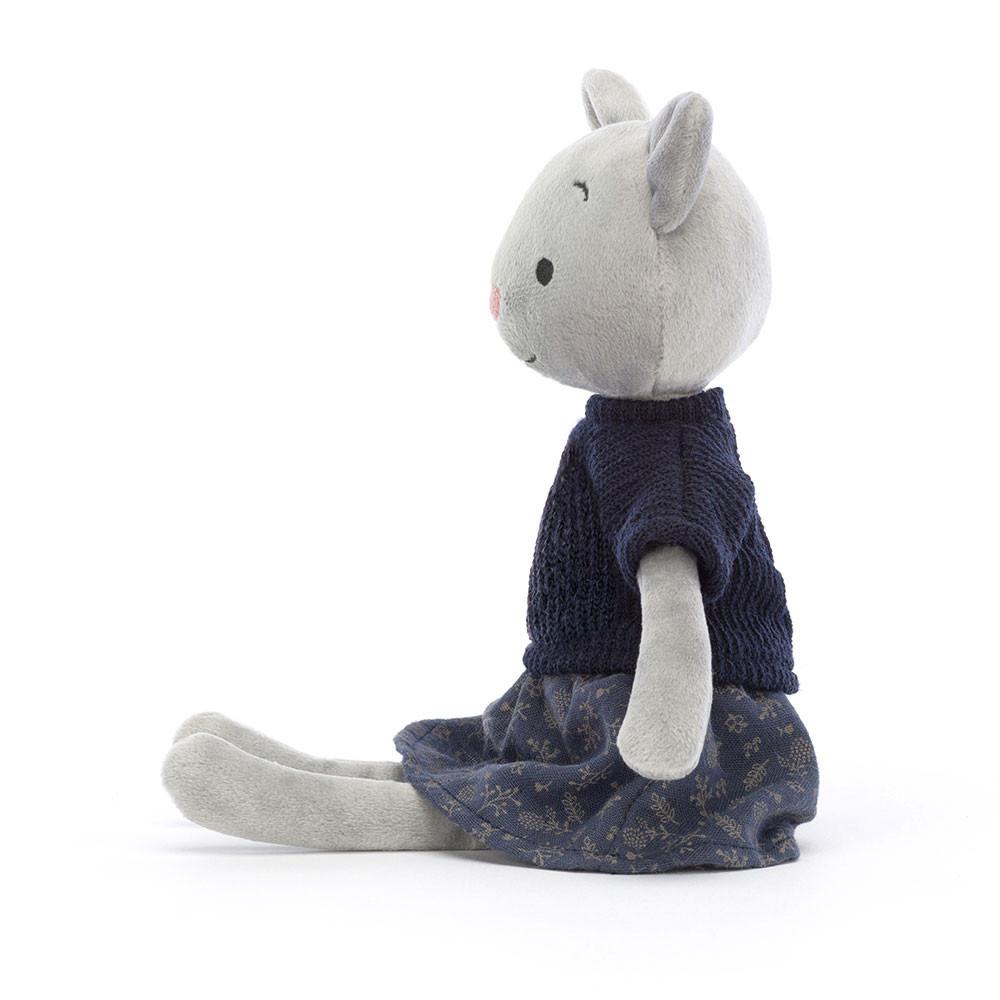 Kočičky Jellycat Plyšáci Coquette Cutie,9.4in x 2.4in x 1.6in Šedé | NOGTP-2548