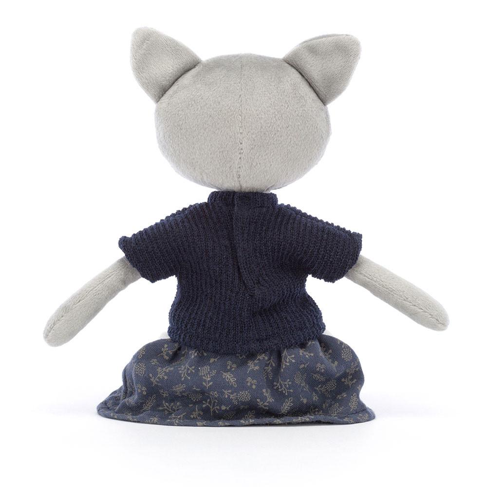 Kočičky Jellycat Plyšáci Coquette Cutie,9.4in x 2.4in x 1.6in Šedé | NOGTP-2548