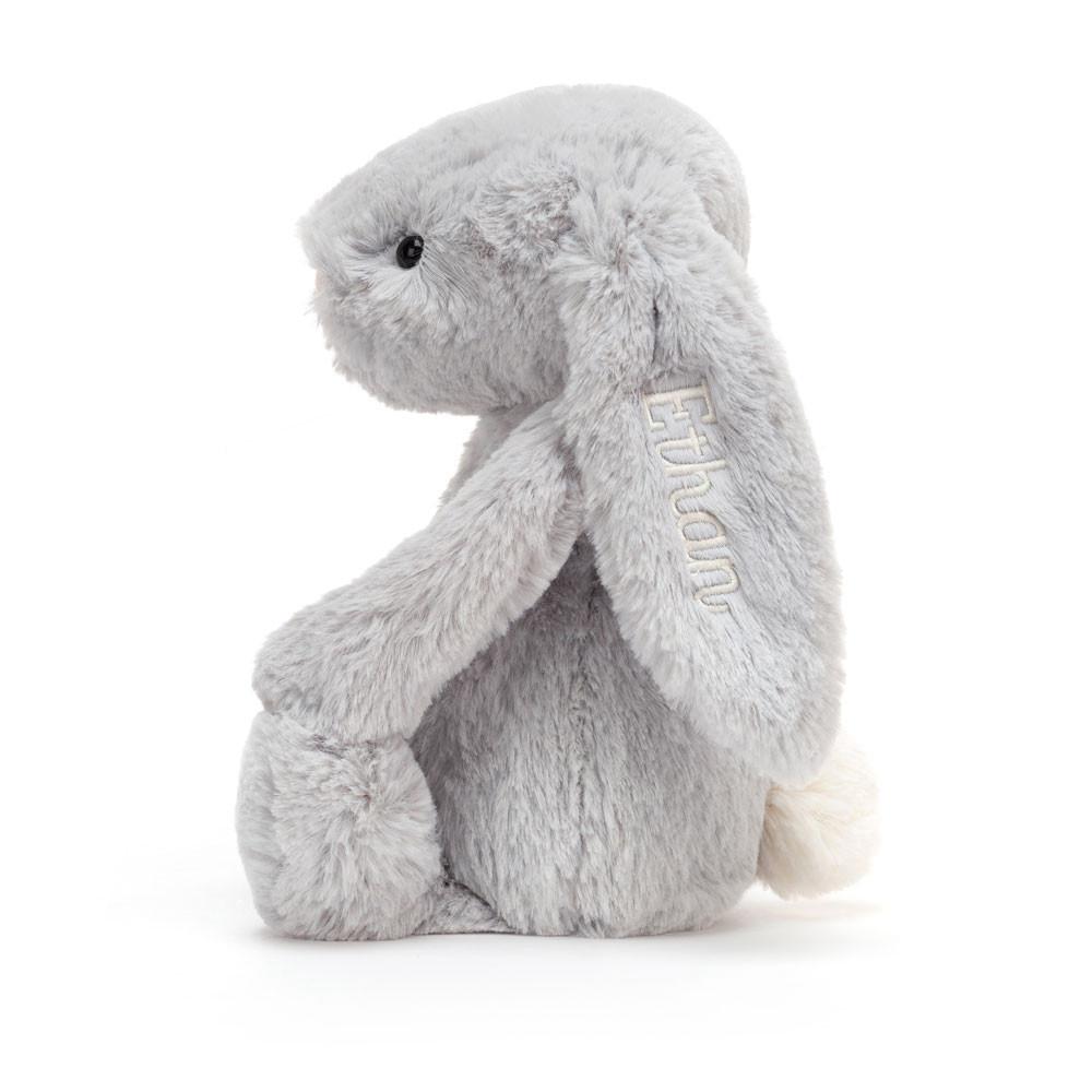 Králícči Jellycat Bashful Medium,31cm x 12cm x 9cm Šedé | RYLGB-9103