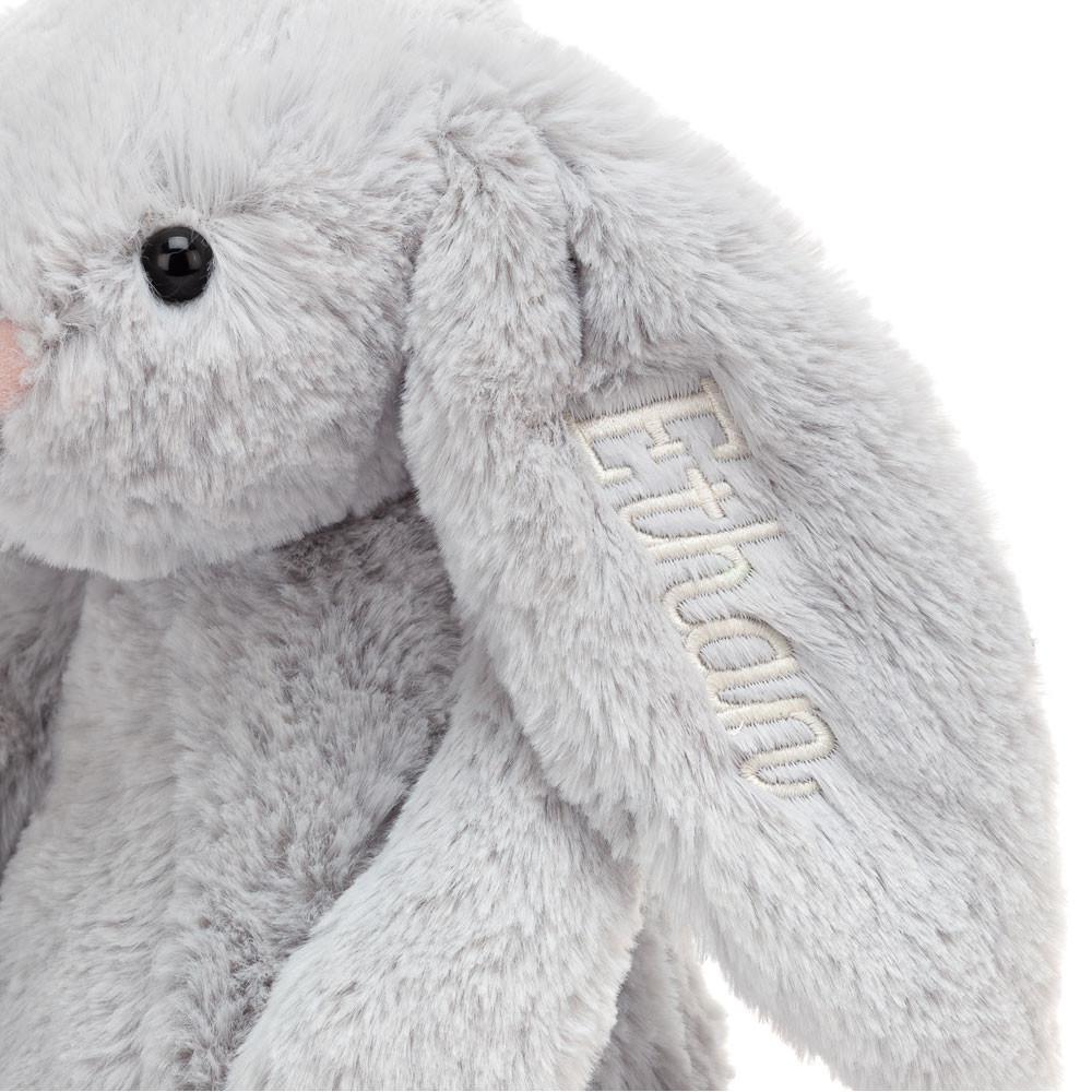 Králícči Jellycat Bashful Medium,31cm x 12cm x 9cm Šedé | RYLGB-9103