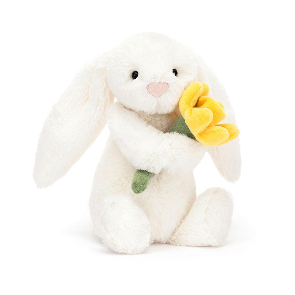 Králícči Jellycat Plyšáci Bashful Daffodil,18cm x 9cm x 8cm Bílé | AEQZC-9702