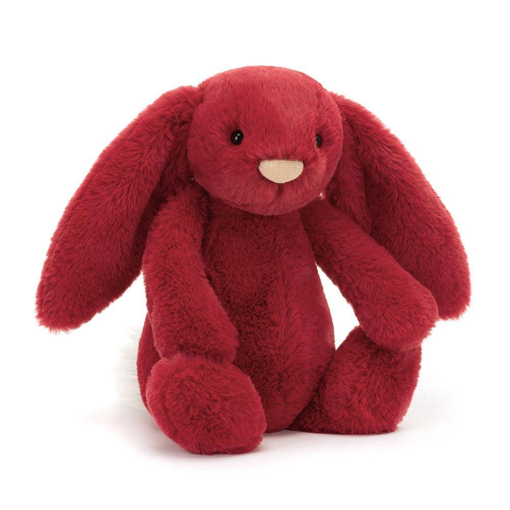 Králícči Jellycat Plyšáci Bashful Luxe Scarlett,31cm x 12cm x 9cm Červené | BSXMN-5812