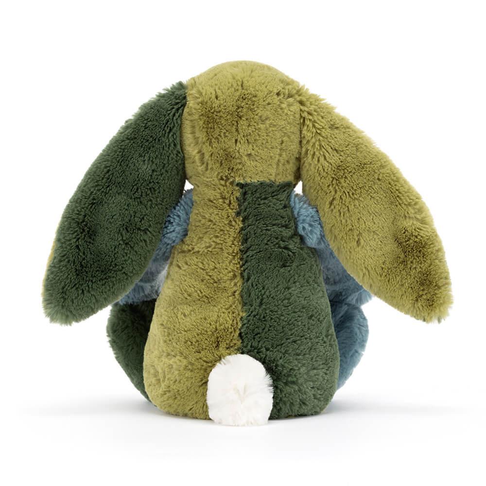 Králícči Jellycat Plyšáci Bashful Patchwork Basil,31cm x 12cm x 9cm Zelene | UPBYI-5739