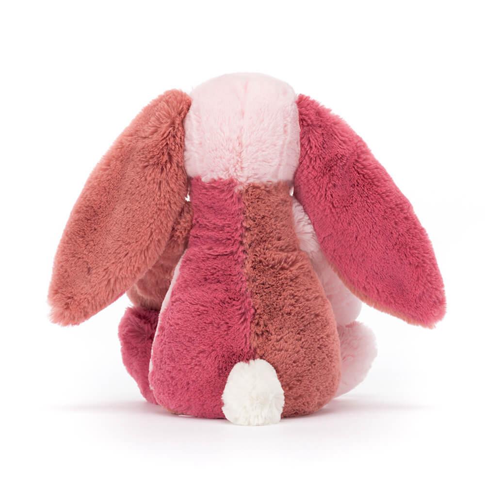Králícči Jellycat Plyšáci Bashful Patchwork Coralia,31cm x 12cm x 9cm Růžové | IROXP-6495