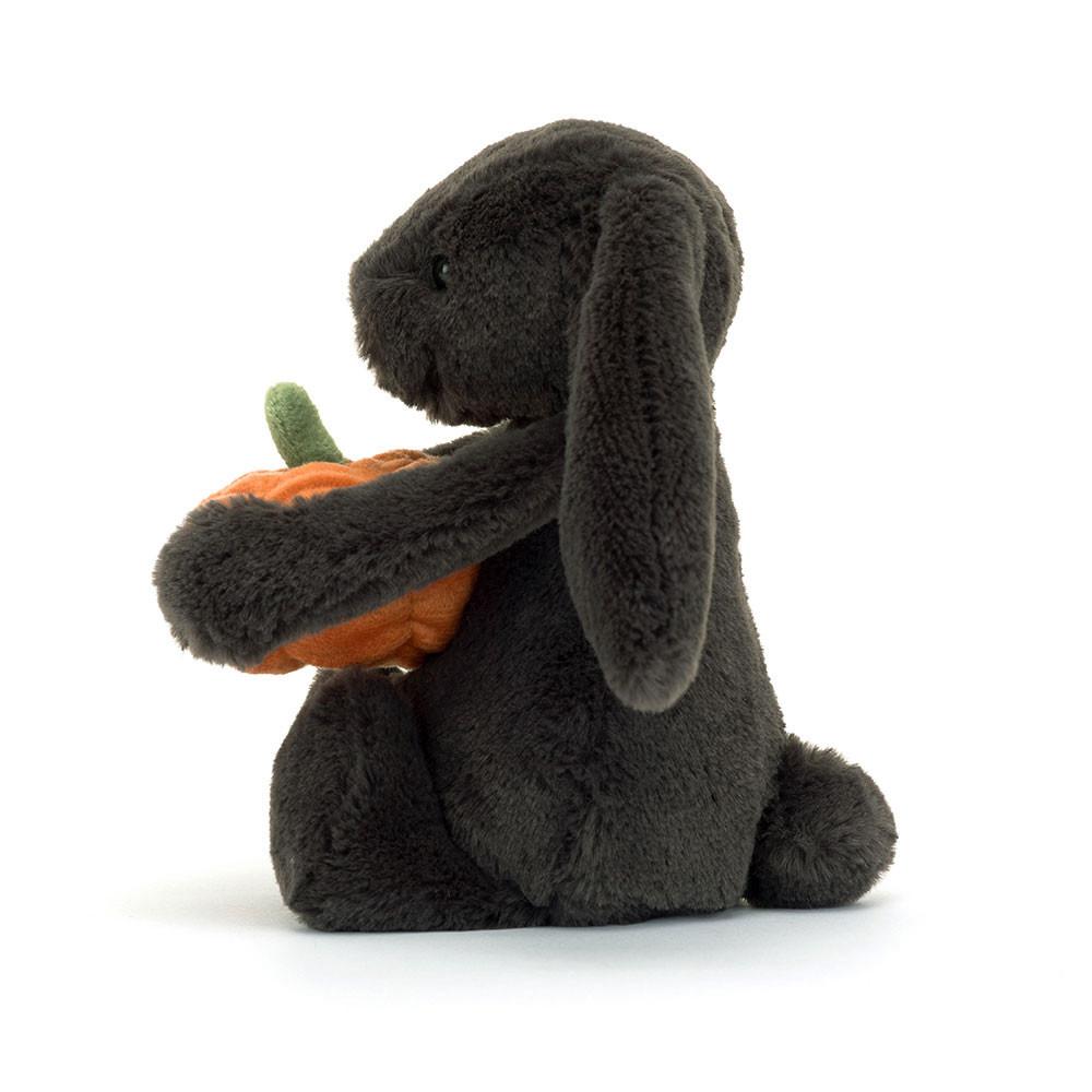 Králícči Jellycat Plyšáci Bashful Pumpkin,31cm x 12cm x 9cm Černé | YHJNS-8497