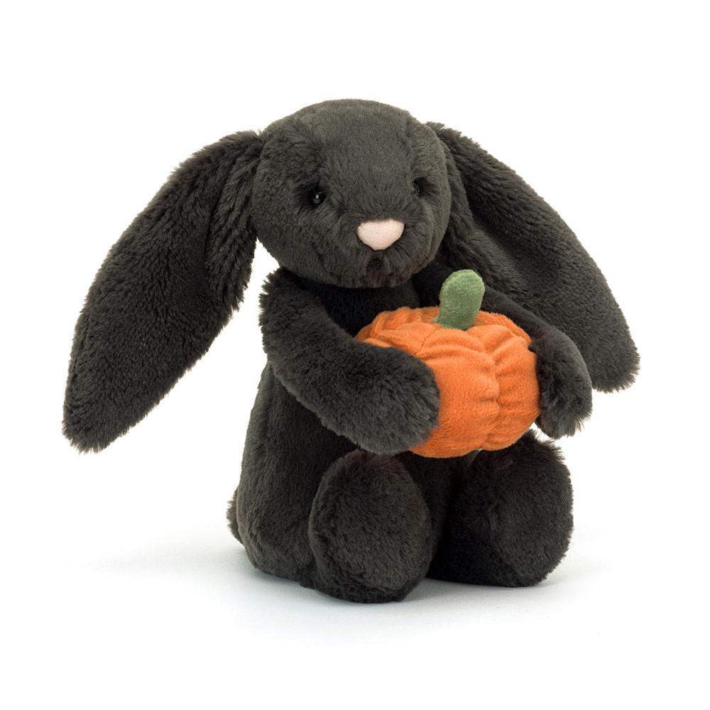 Králícči Jellycat Plyšáci Bashful Pumpkin,31cm x 12cm x 9cm Černé | YHJNS-8497
