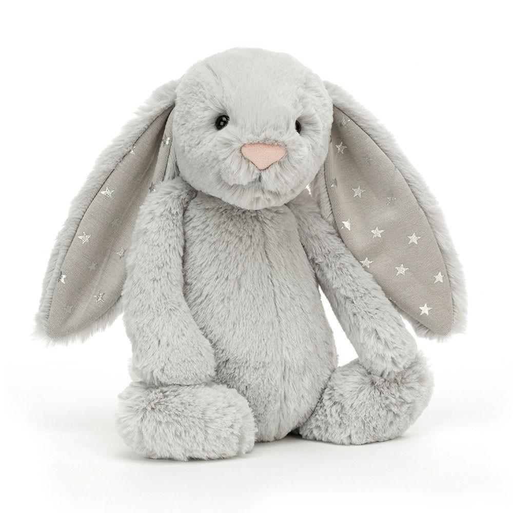 Králícči Jellycat Plyšáci Bashful Shimmer,31cm x 12cm x 9cm Šedé | DERWJ-3105