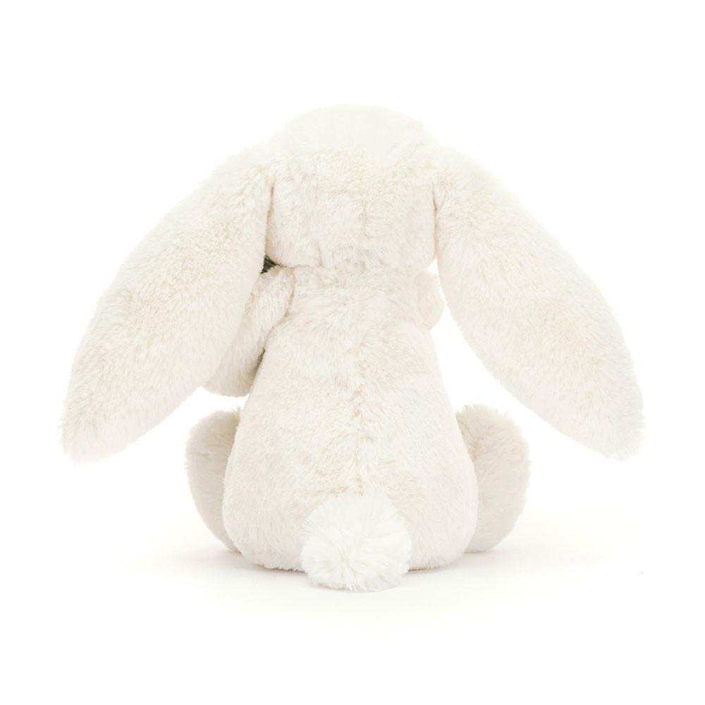 Králícči Jellycat Plyšáci Bashful with Christmas Tree,7.1in x 3.5in x 3.1in Bílé | KLHBS-5473