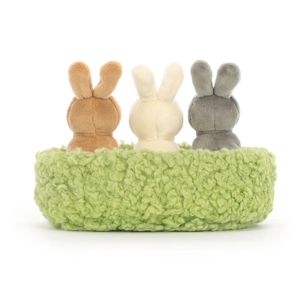 Králícči Jellycat Plyšáci Nesting Bunnies,11cm x 13cm x 13cm Hnědé | WGBHM-5069