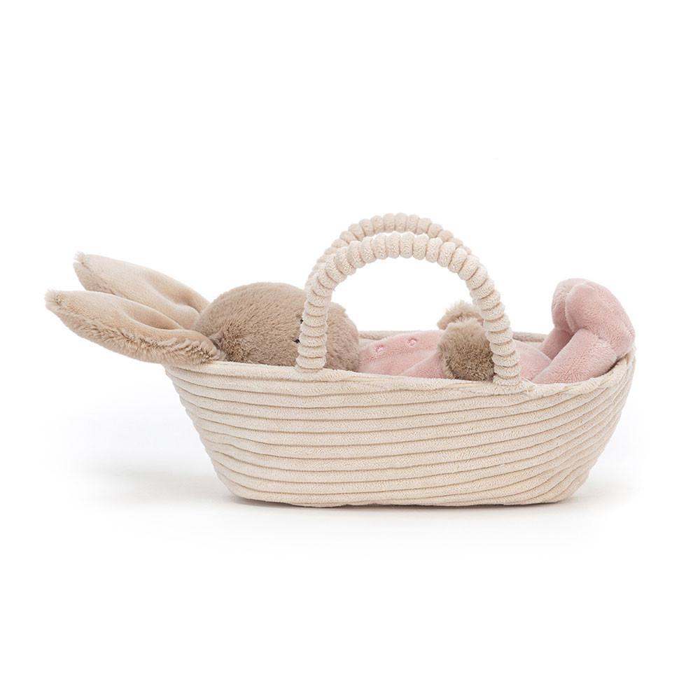 Králícči Jellycat Plyšáci Rock-a-Bye,12cm x 9cm x 20cm Béžový | SAMVF-8567