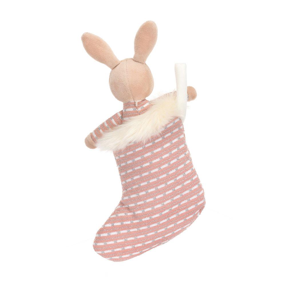 Králícči Jellycat Plyšáci Shimmer Stocking,20cm x 9cm x 2cm Béžový | UBYIZ-1053