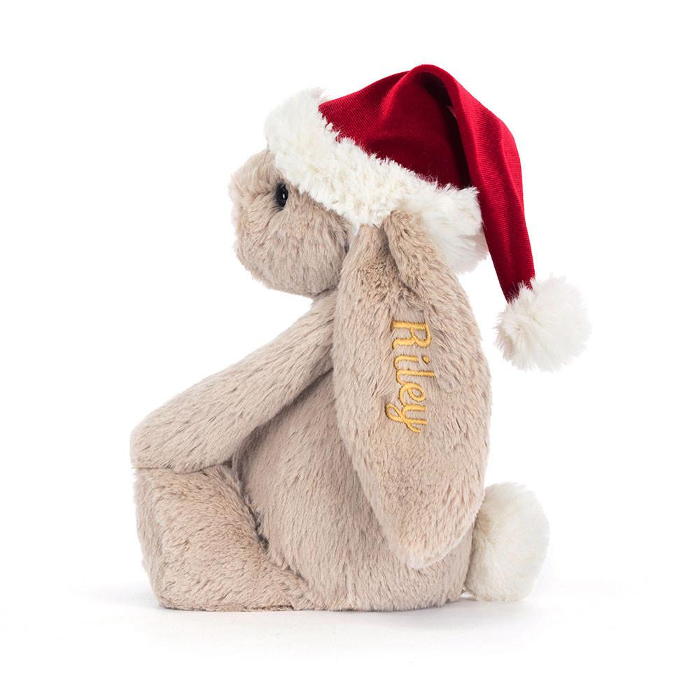 Králíček Jellycat Plyšáci Bashful Christmas Bunny,31cm x 12cm x 9cm Béžový | VYUDP-3861