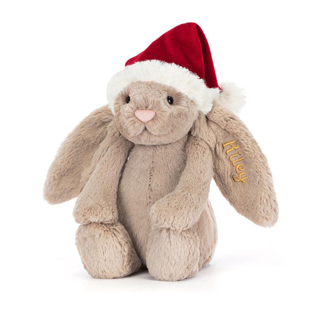 Králíček Jellycat Plyšáci Bashful Christmas Bunny,31cm x 12cm x 9cm Béžový | VYUDP-3861