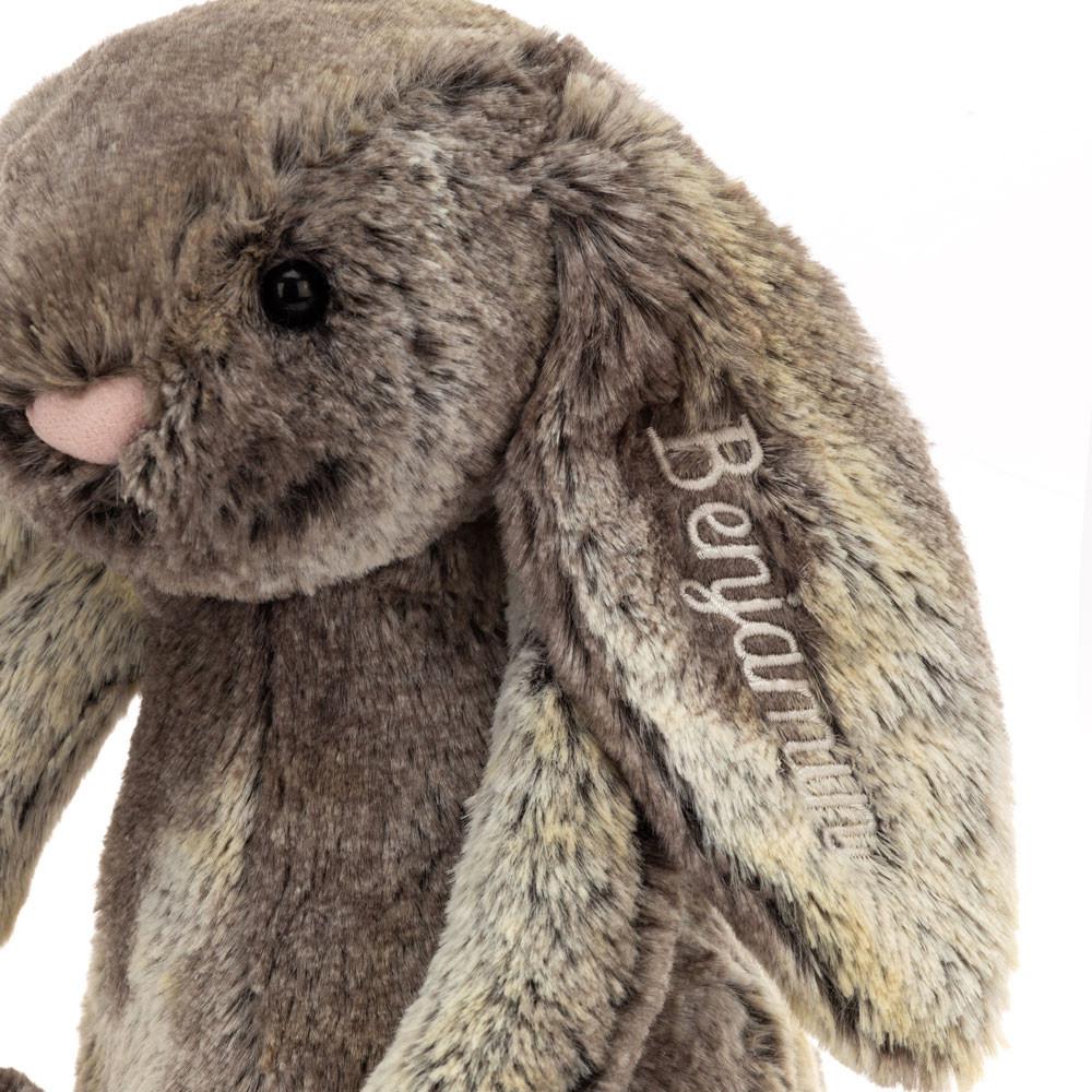 Králíček Jellycat Plyšáci Bashful Cottontail Bunny Medium,31cm x 12cm x 9cm Hnědé | LMAJO-2097